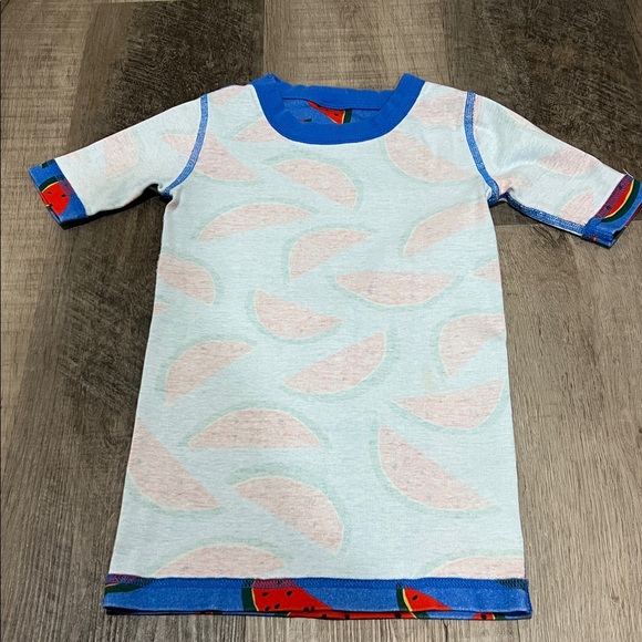Hanna Andersson watermelon short pajama set size 130cm size 8 - Picture 5 of 12